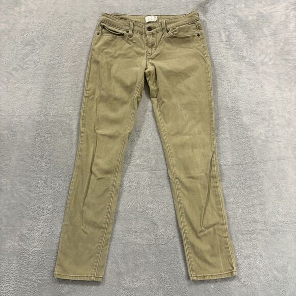 VTG 90s Levi's Jeans 4/27 Demi Curve Skinny Low Rise Denim Stretch Green Womens‎ - Picture 1 of 10